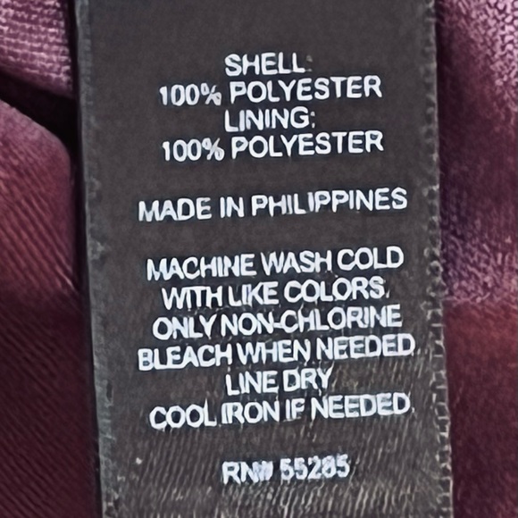 Express Mini Dress Maroon and Black Size XS - Picture 6 of 7